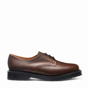 Men Solovair Grain Gibson Shoes Brown | S3-995-CH-SoftG-G-030