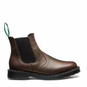 Women Solovair Gaucho Brown Grain Dealer Boots Brown | S0-900-CH-SoftG-G-030