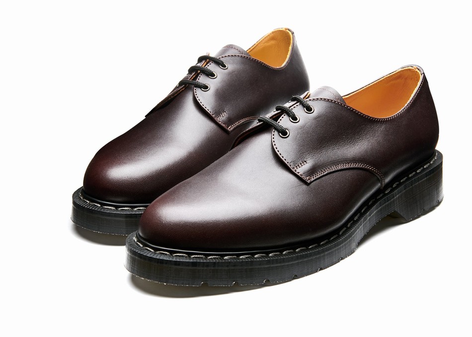 Men Solovair Greasy Gibson Shoes Brown | S3-995-BNG-G-035