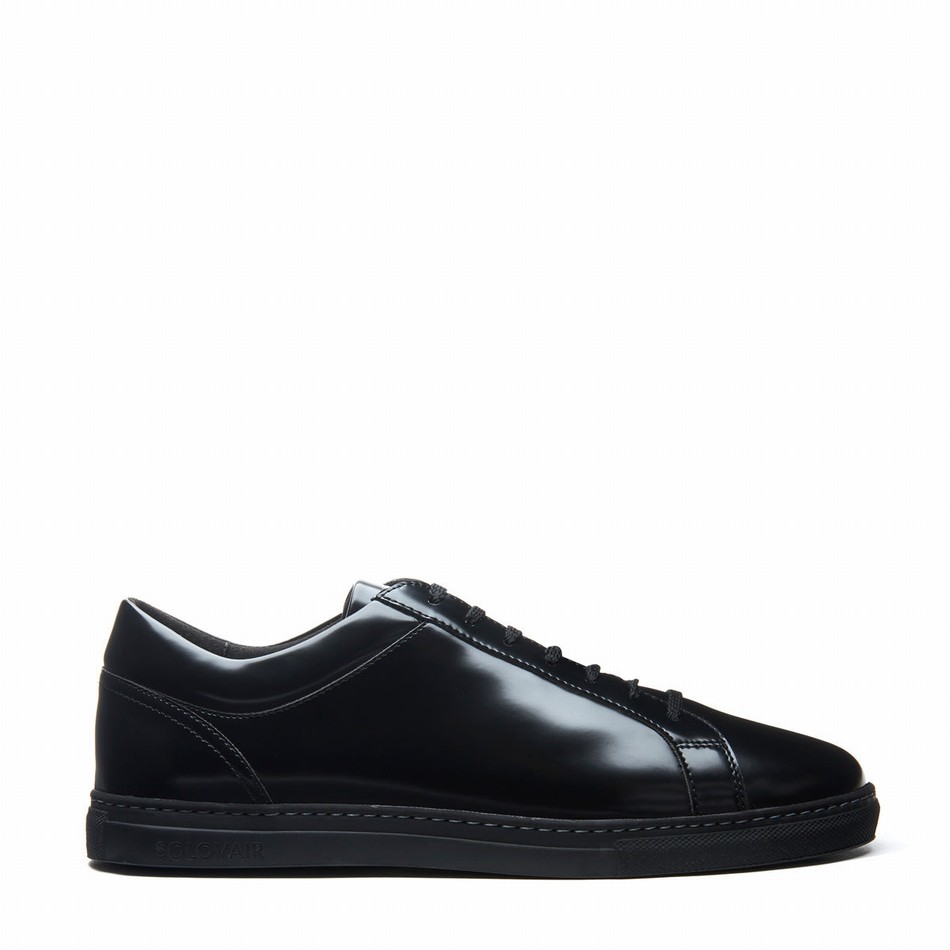 Men Solovair Vegan 070 Sneakers Black | VS7-070-BK-VEG-G-030