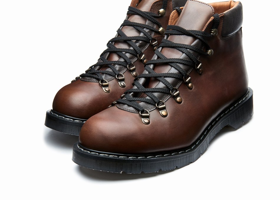 Women Solovair Gaucho Crazy Horse Urban Hiking Boots Brown | 455-016-030