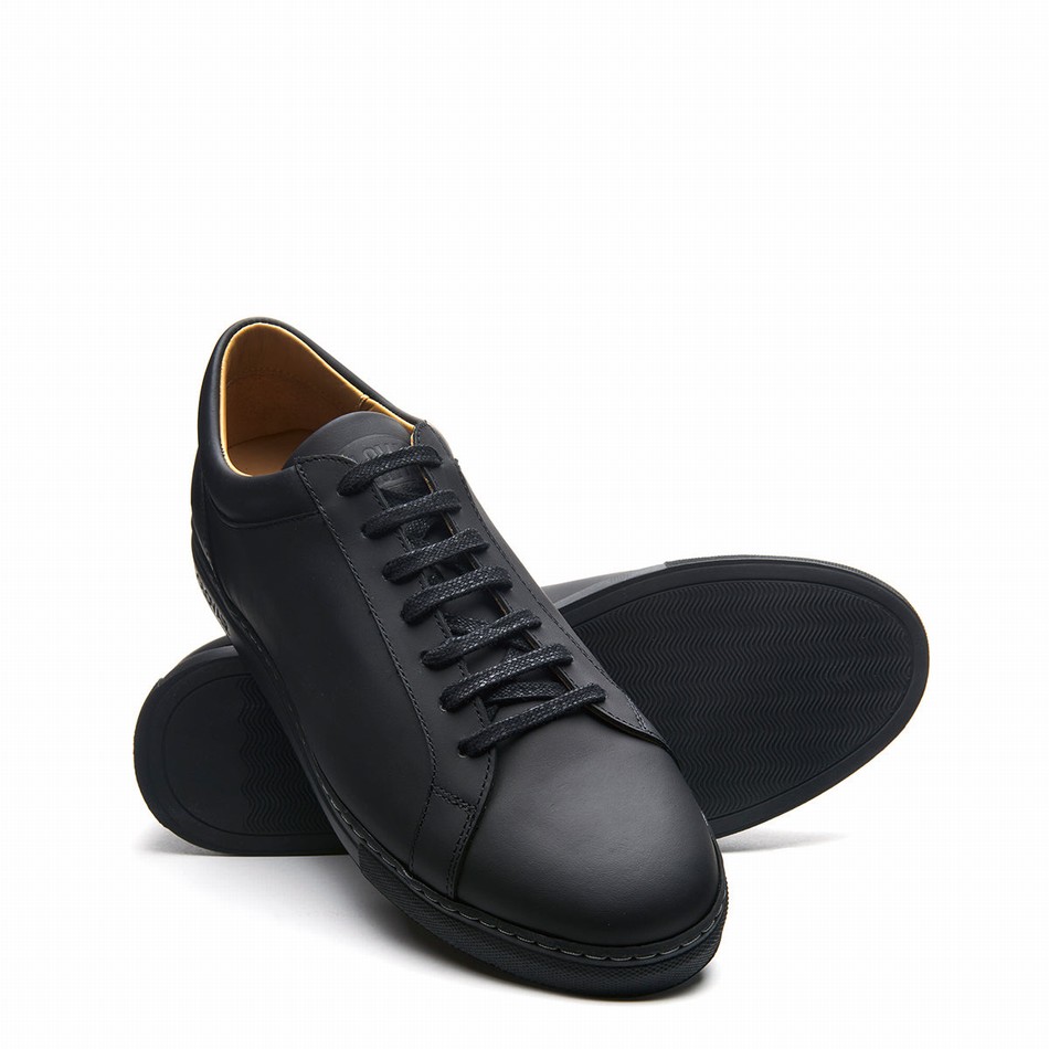 Women Solovair Greasy 070 Sneakers Black | S7-070-BG-G-030