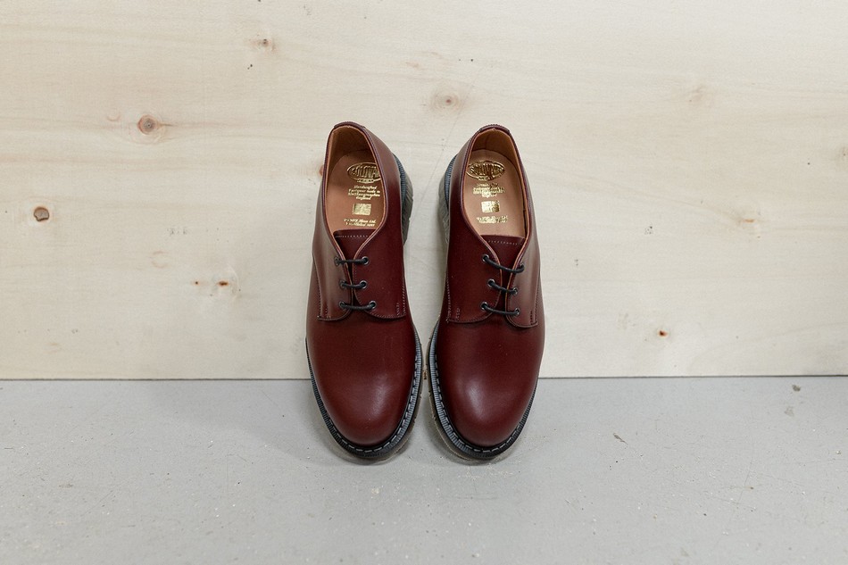 Women Solovair Hi-Shine Gibson Shoes Red | S3-995-OX-G-030