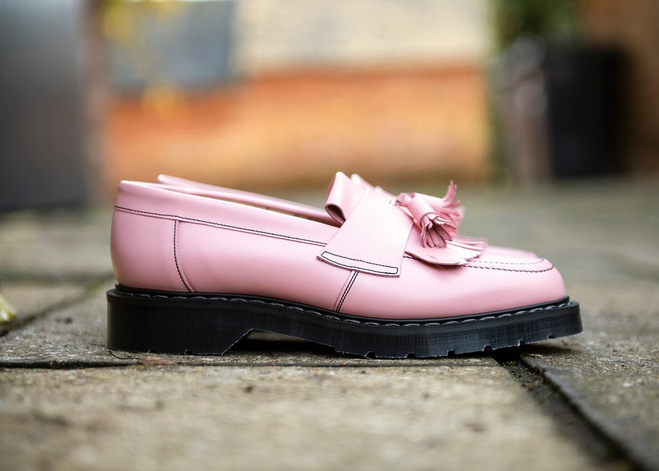 Women Solovair Hi-Shine Tassel Loafers Pink | S0-1022-PK-BL-G-090